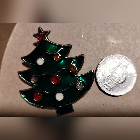 Christmas Tree Pin/Brooch - Picture 2 of 3